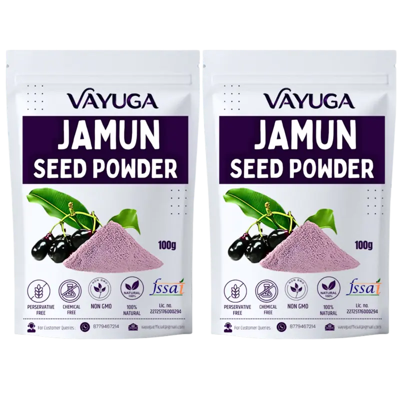 VAYUGA Jamun Seed Powder 100g pack of 2